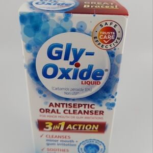 Gly-Oxide Liquid Antiseptic Oral Cleanser 0.5 fl oz 3 in 1 Action Exp 11/24